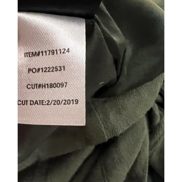 Torrid Womens Size 3 Army Green Pockets Lined Long Sleeve Plus Size Top Layer - Picture 9 of 11